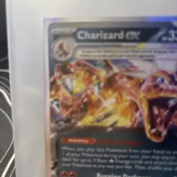 Pokemon TCG Charizard EX Double Rare Holo Card 125/197 SV03 Obsidian Flames - Image 2