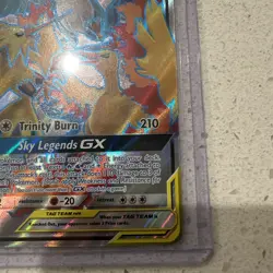 Pokemon TCG Moltres Zapdos Articuno GX Hidden Fates Holo Ultra Rare Card 66/68 - Image 4