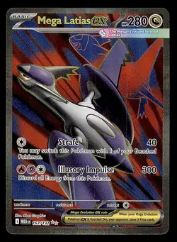 Pokemon TCG - Mega Latias ex 163/132 Mega Evolution Ultra Rare Card - NM - Image 1