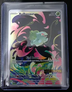 Pokemon Card Bulbasaur 133/132 Mega Evolution Box Topper Stamped Promo - Image 3