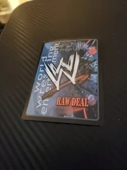 WWE Raw Deal CCG Paid Laid and Made 102/181 Rare Foil Card - Image 2