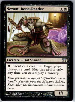 Nezumi Bone-Reader - 127 - Champions of Kamigawa - Magic MTG - NM - B3G1 - Image 1