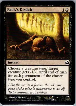 Pack's Disdain - 73 - Morningtide - Magic MTG - NM - B3G1 - Image 1