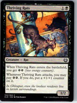 Thriving Rats - 102 - Kaladesh - Magic MTG - NM - B3G1 - Image 1