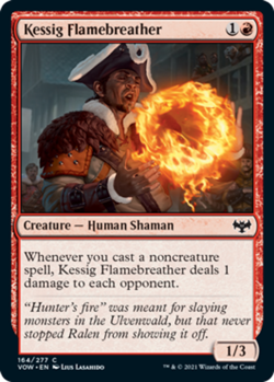 4x MTG Kessig Flamebreather, NM-Mint, English Innistrad: Crimson Vow - Image 1