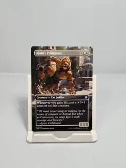 Ajani's Pridemate 293 Borderless Foundations FDN MTG - Image 1