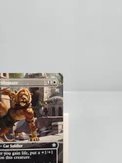 Ajani's Pridemate 293 Borderless Foundations FDN MTG - Image 3