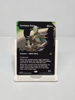 Severance Priest #369 Borderless TDM Tarkir Dragonstorm MTG - Image 1