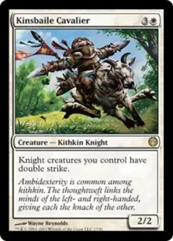 MTG Kinsbaile Cavalier, Moderate Play, English Duel Decks: Knights vs. Dragons - Image 1