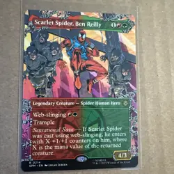 Scarlet Spider, Ben Reilly #214 R (Borderless Non-Foil) MTG Marvel's Spider-Man - Image 1