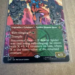 Scarlet Spider, Ben Reilly #214 R (Borderless Non-Foil) MTG Marvel's Spider-Man - Image 2