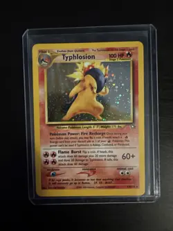 Typhlosion 17/111 - Neo Genesis - Vintage Holo Pokemon MP - Image 1