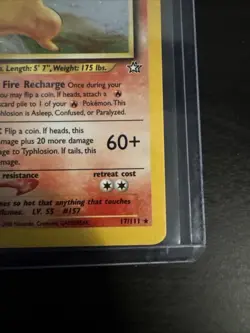 Typhlosion 17/111 - Neo Genesis - Vintage Holo Pokemon MP - Image 3