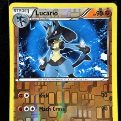 Lucario 77/135 Plasma Storm Reverse Holo Pokemon TCG - Image 2