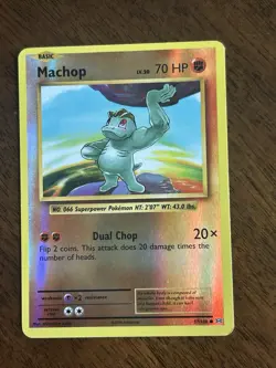 Machop 57/108 Reverse Holo Common XY Evolutions Pokemon TCG - Image 1