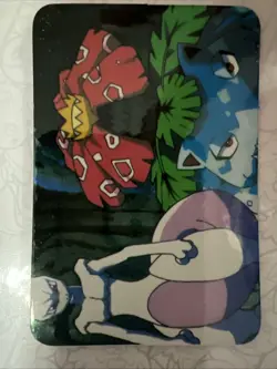 90's Pokemon Pocket Monsters Vending Card /Sticker Mewtwo Scyther Power Rare - Image 3