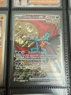 Roaring Moon EX 162/131 Pokemon Prismatic Evolutions Special Illustration Rare - Image 1