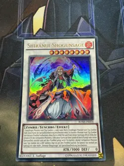 GERMAN YUGIOH Shiranui Shogunsaga BOSH-EN054 Ultra Rare Nm - Image 1