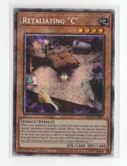 Yugioh Retaliating "C" MP25-EN027 Starlight Rare Nm - Image 1