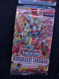 Yugioh Legendary Duelists Soulburning Volcano Lite Edition Sealed Card Pack - Image 2