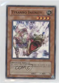 Tyranno Infinity Unlimited YuGiOh Cybernetic Revolution #CRV-EN029 2005 - Image 1