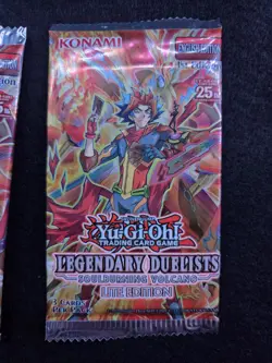 Yugioh Legendary Duelists Soulburning Volcano Lite Edition Sealed Card Pack - Image 3