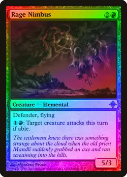 Rage Nimbus FOIL Rise of the Eldrazi NM Red Rare MAGIC GATHERING CARD ABUGames - Image 1