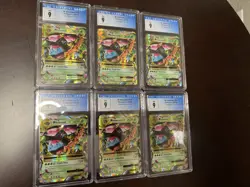 6 CGC Graded Pokemon Card Slabs M Mega Venusaur EX Rare Holos Lot Evolutions - Image 1