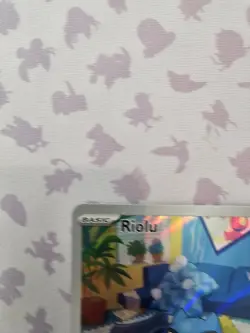 Pokemon Riolu TCG Illustration Rare Card 215/198 SV01 Scarlet & Violet Base Set - Image 4