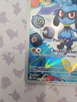 Pokemon Riolu TCG Illustration Rare Card 215/198 SV01 Scarlet & Violet Base Set - Image 5