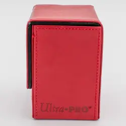 Ultra PRO MTG Red Mana Symbol Deck Box 100+ Cards Leatherette Magnetic Lid - Image 2