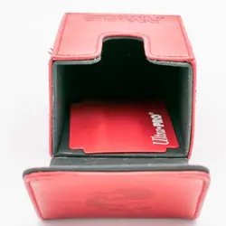 Ultra PRO MTG Red Mana Symbol Deck Box 100+ Cards Leatherette Magnetic Lid - Image 4