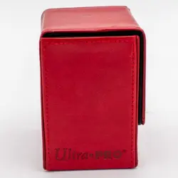 Ultra PRO MTG Red Mana Symbol Deck Box 100+ Cards Leatherette Magnetic Lid - Image 5