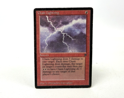 Chain Lightning Magic the Gathering Legends 1994 MP/HP Regular Card MTG TCG - Image 1