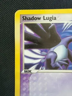 2005 POKEMON NINTENDO WORLD PROMO SHADOW LUGIA JUMBO CARD POKEMON XD DAMAGED - Image 3