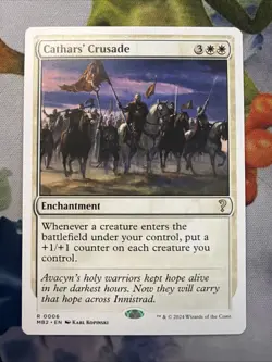 1x Cathars’ Crusad - NM- Mystery Booster 2- Mtg Magic The Gathering Card - Image 1