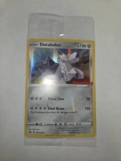 Duraludon GameStop Stamped Holo PROMO SWSH028 NEW SEALED Pokemon Card - Image 1