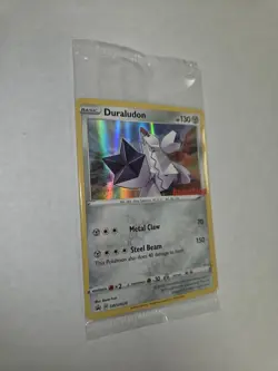 Duraludon GameStop Stamped Holo PROMO SWSH028 NEW SEALED Pokemon Card - Image 2