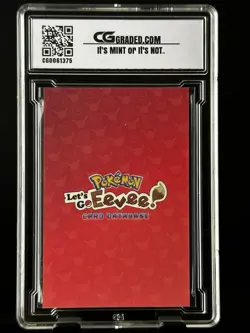 Pikachu Eevee CG Pristine 10 Card Database Let’s Go CGC PSA Pokemon 2025 #6 - Image 2