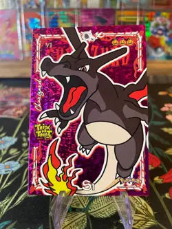 Charizard S1 - Magenta Cracked Ice Holo - Prisma Trick or Treat Cards - Pokemon - Image 1