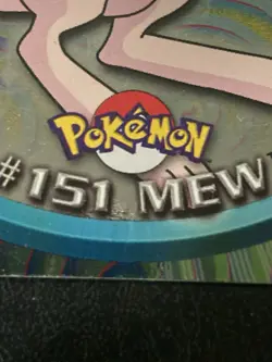 2000 Topps Chrome Pokemon #151 Mew TV Set Holo Card - Image 2