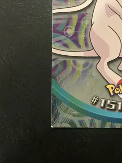 2000 Topps Chrome Pokemon #151 Mew TV Set Holo Card - Image 3