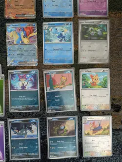 Bulk Lot of 119 White Flare Pokemon Cards, No Duplicates, Reverse/Holos & Rares - Image 3