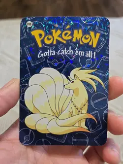 Ninetales #038 - Vintage Vending Machine Prism 2000 - Pokemon Card - Image 2
