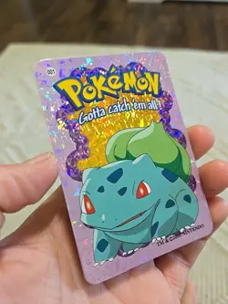 Bulbasaur #1 - Vintage Vending Machine Prism 2000 - Pokemon Card - Image 1