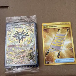 Pokemon TCG Card Magneton SVP 159 PROMO Surging Sparks SEALED & Night Stretcher - Image 1