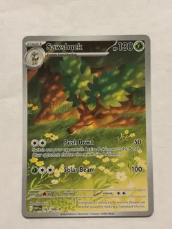 Pokemon TCG Sawsbuck 092/086 Sv: White Flare Holo Card English Edition - Image 1