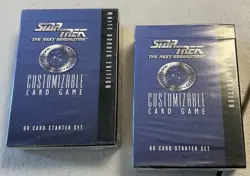 2 Pack-Star Trek Next Generation Customizable Card Game Limited Ed (1994) BNIB 45748101503 - Image 1