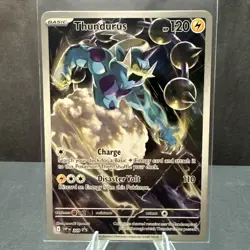 Thundurus 209 Sv: Scarlet & Violet Black Star Promo Pokemon TCG Card Holo NM - Image 1