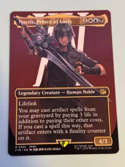 1x Noctis, Prince of Lucis (Borderless) - Final Fantasy - Regular - Rare - Image 1